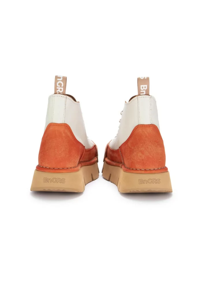 BNG REAL SHOES | SNEAKERS LA DINAMICA BIANCO PANNA ARANCIONE I Più Venduti