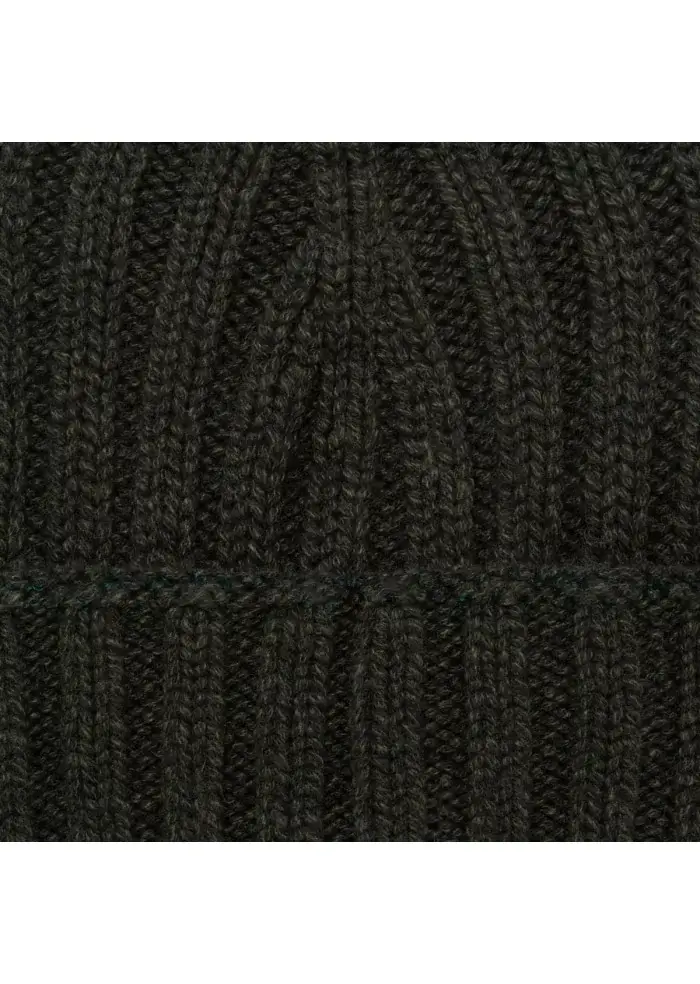 RIVIERA CASHMERE | BERRETTO PESANTE COSTE VERDE SCURO 2025