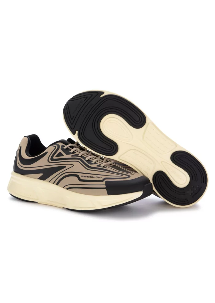 FESSURA | SNEAKERS IDROREPELLENTI NERO MARRONE Italia