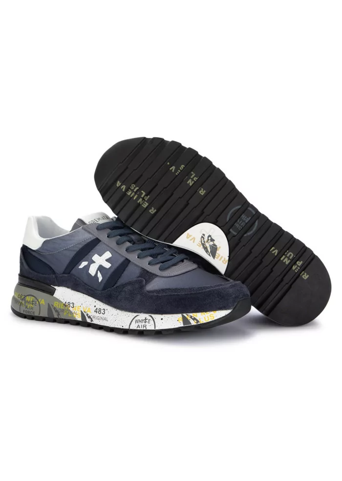 PREMIATA | SNEAKERS LANDECK CAMOSCIO NYLON BLU 50% di sconto per tempo limitato