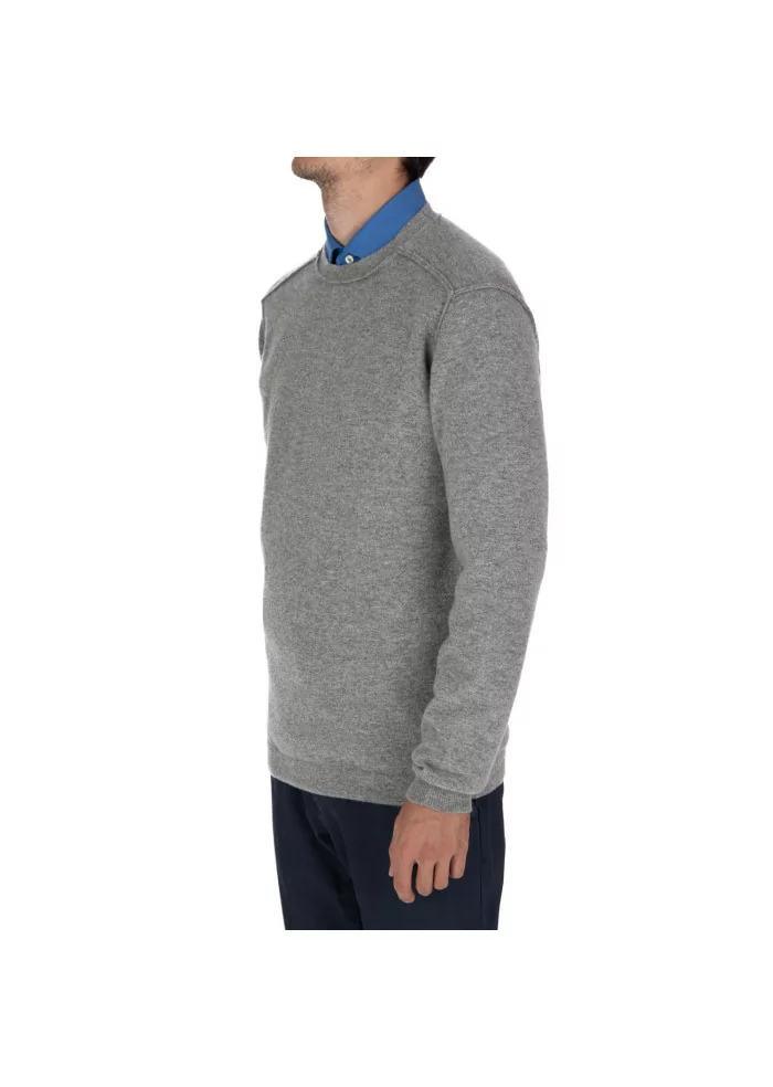 WOOL & CO | MAGLIONE LANA VISCOSA GRIGIO Qualità Garantita