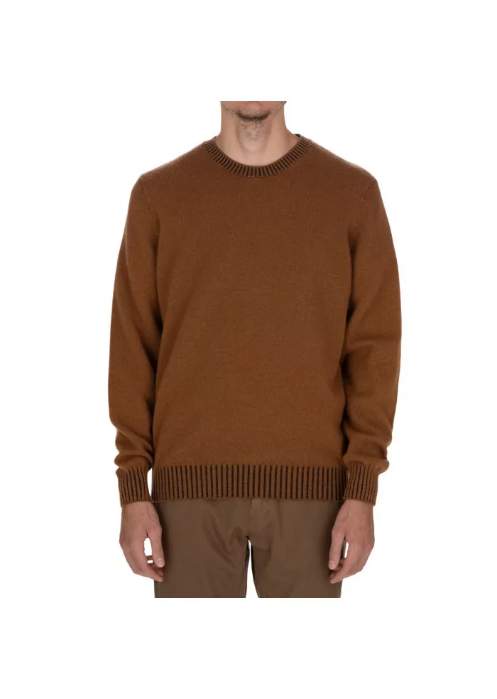 JURTA | MAGLIONE GIROCOLLO LANA MERINO MARRONE Affare Del Giorno