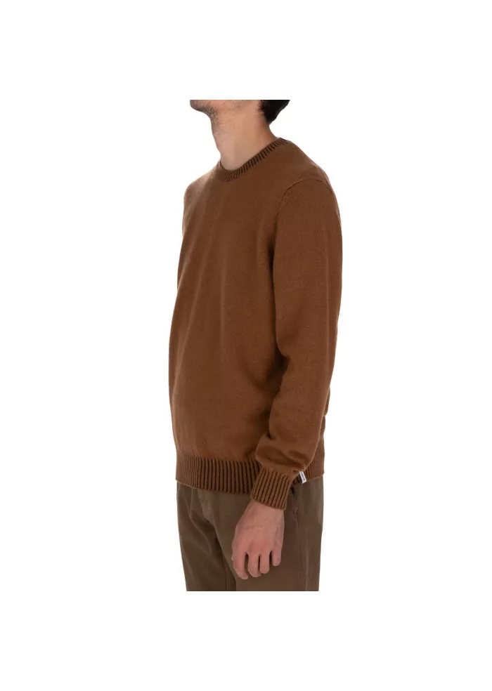 JURTA | MAGLIONE GIROCOLLO LANA MERINO MARRONE Affare Del Giorno