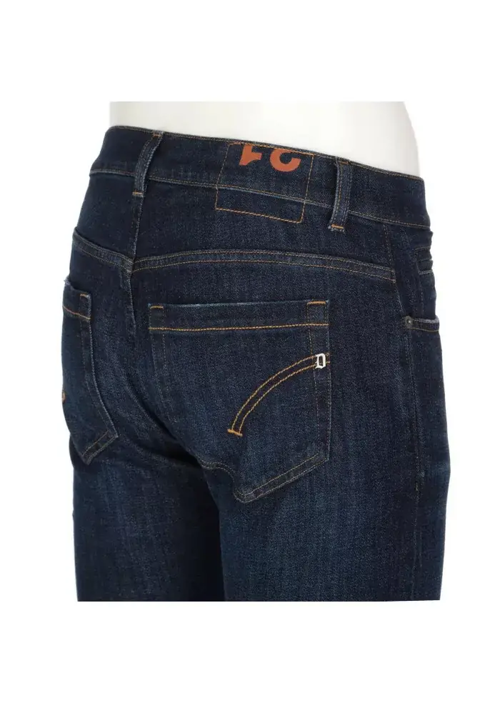 DONDUP | JEANS GEORGE SKINNY FIT BLU SCURO Economico