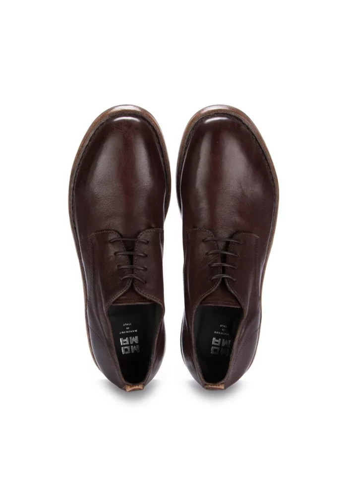 MOMA | SCARPE ALLACCIATE PELLE CUSNA EBANO Vendita Calda