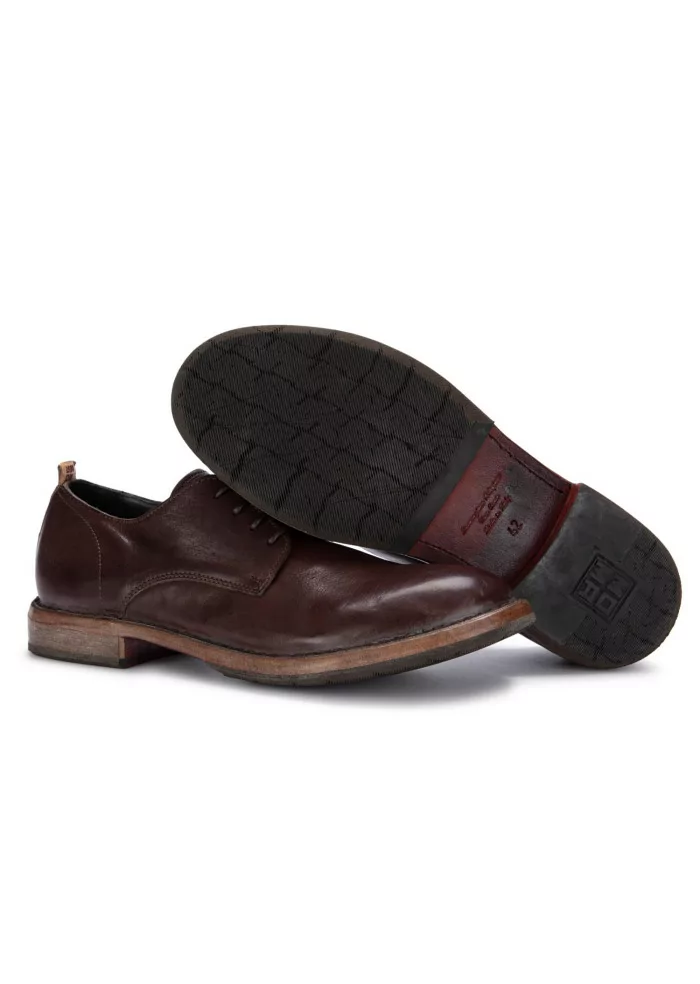 MOMA | SCARPE ALLACCIATE PELLE CUSNA EBANO Vendita Calda