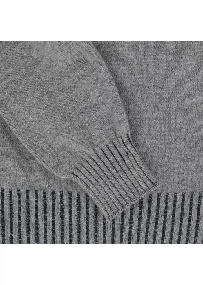 JURTA | MAGLIONE GOVA MERINO GRIGIO Vendita Economica