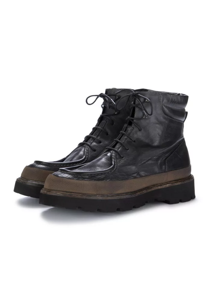 PAWELK'S | STIVALETTI ALLACCIATI BUFALO NERO In Saldo