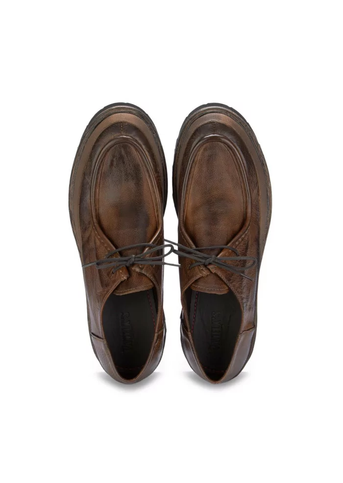 PAWELK'S | SCARPE ALLACCIATE BUFALO PELLE MARRONE Moda