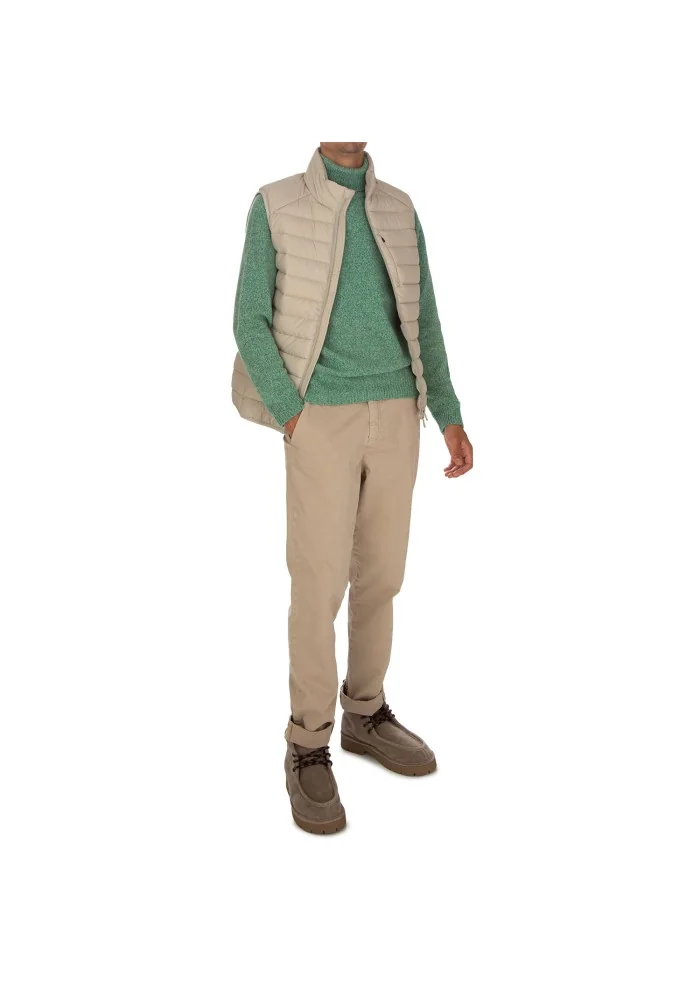 WOOL & CO | MAGLIONE DOLCEVITA VERDE Italy