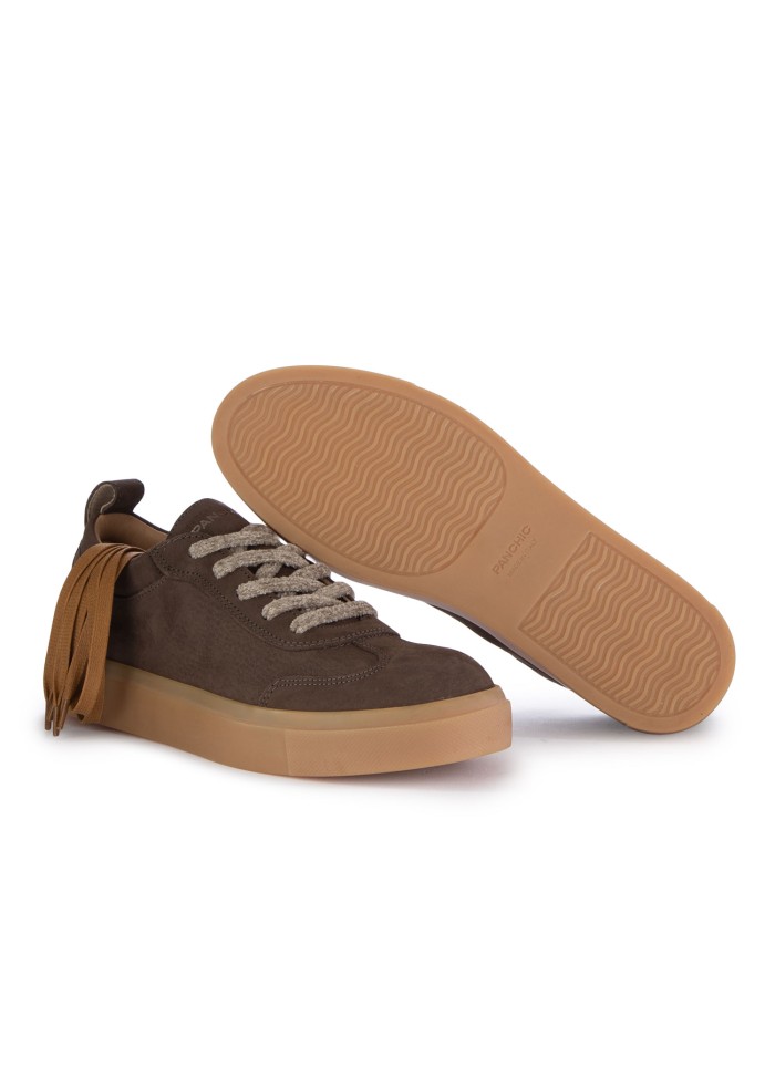 PANCHIC | SNEAKERS PELLE MARRONE SCURO In Linea