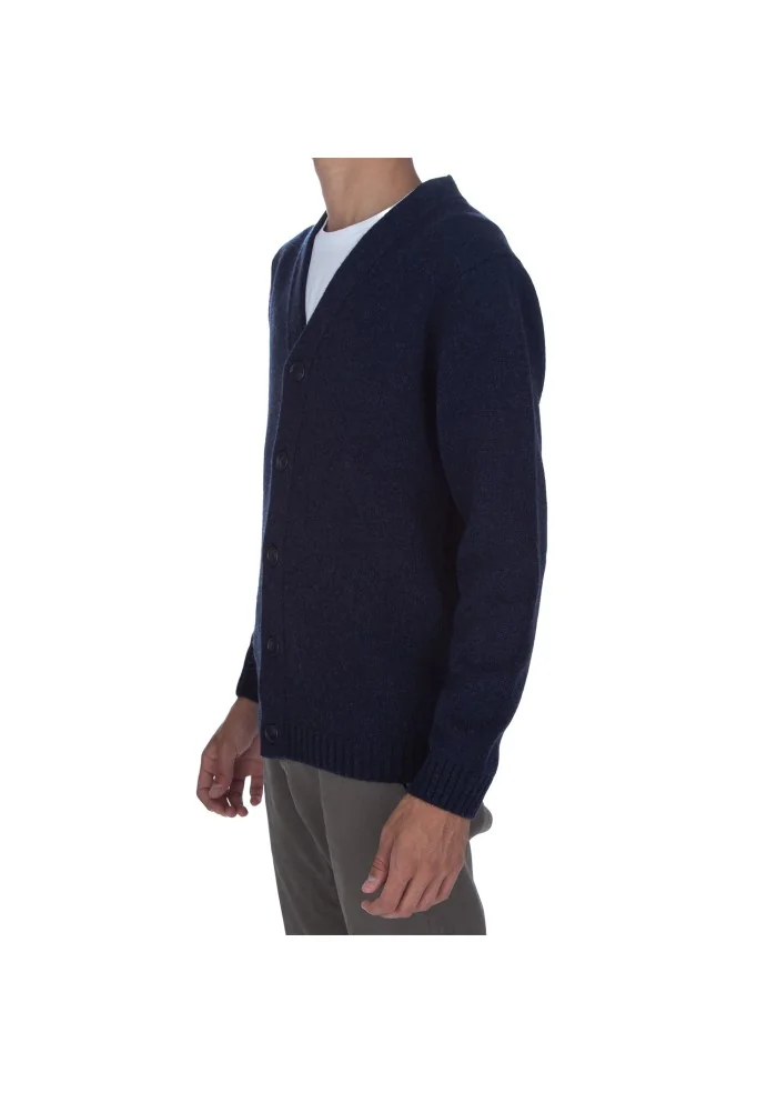 DANIELE FIESOLI | CARDIGAN SCOLLO A V BLU Qualità Garantita