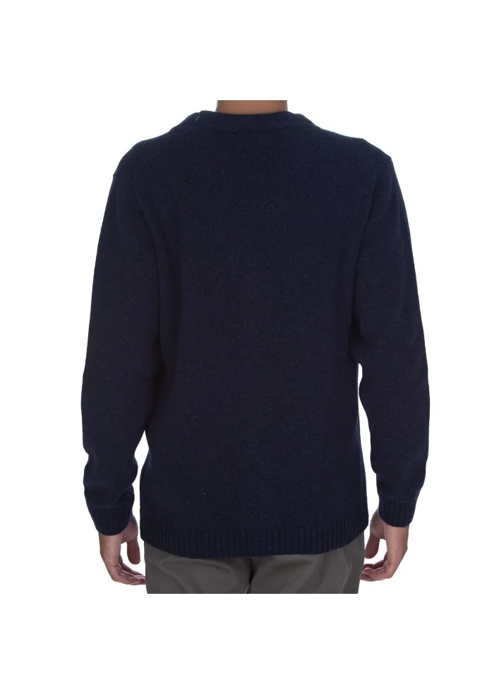 DANIELE FIESOLI | CARDIGAN SCOLLO A V BLU Qualità Garantita