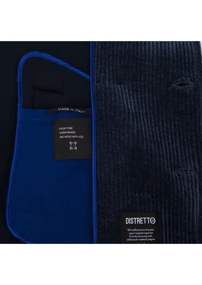 DISTRETTO 12 | CAPPOTTO PEACOAT ALBA BLU Shopping Online