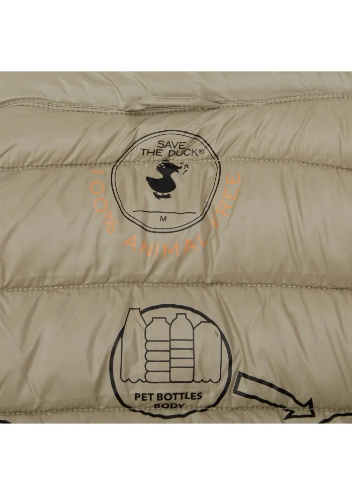 SAVE THE DUCK | PIUMINO LOVE19 HOLDEN BEIGE Vendita Calda