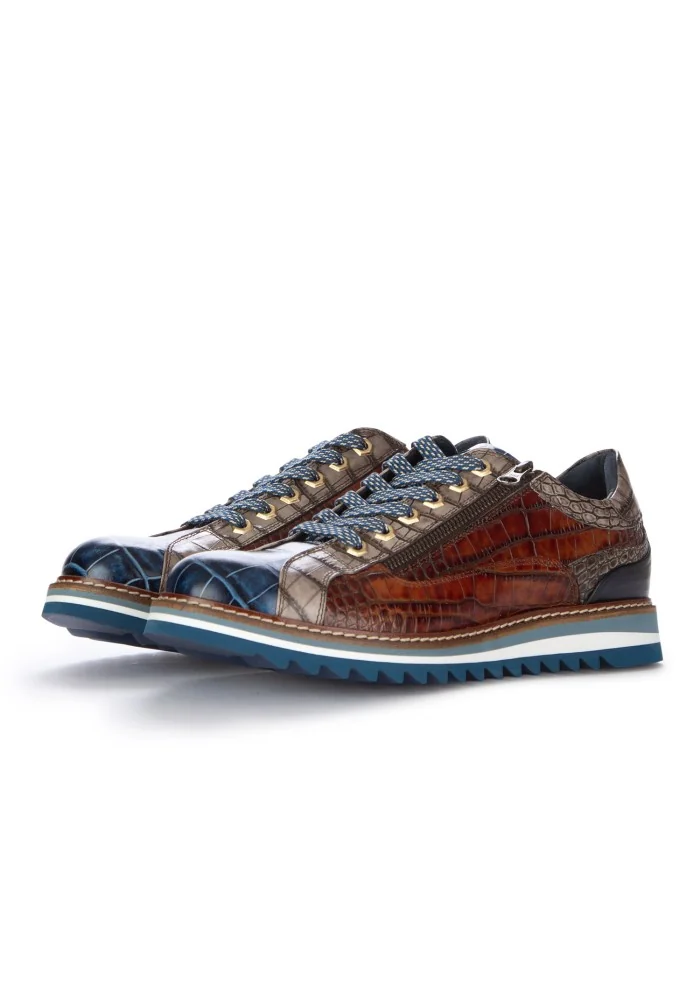 LORENZI | SCARPE ALLACCIATE BUGATTI COBALTO BLU MARRONE 2025