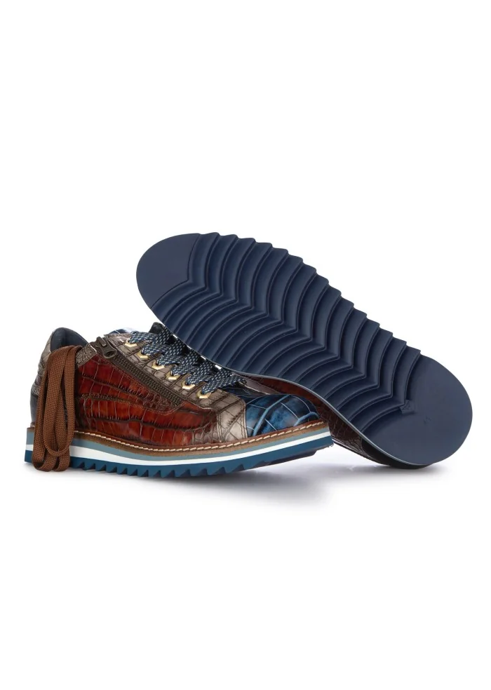 LORENZI | SCARPE ALLACCIATE BUGATTI COBALTO BLU MARRONE 2025