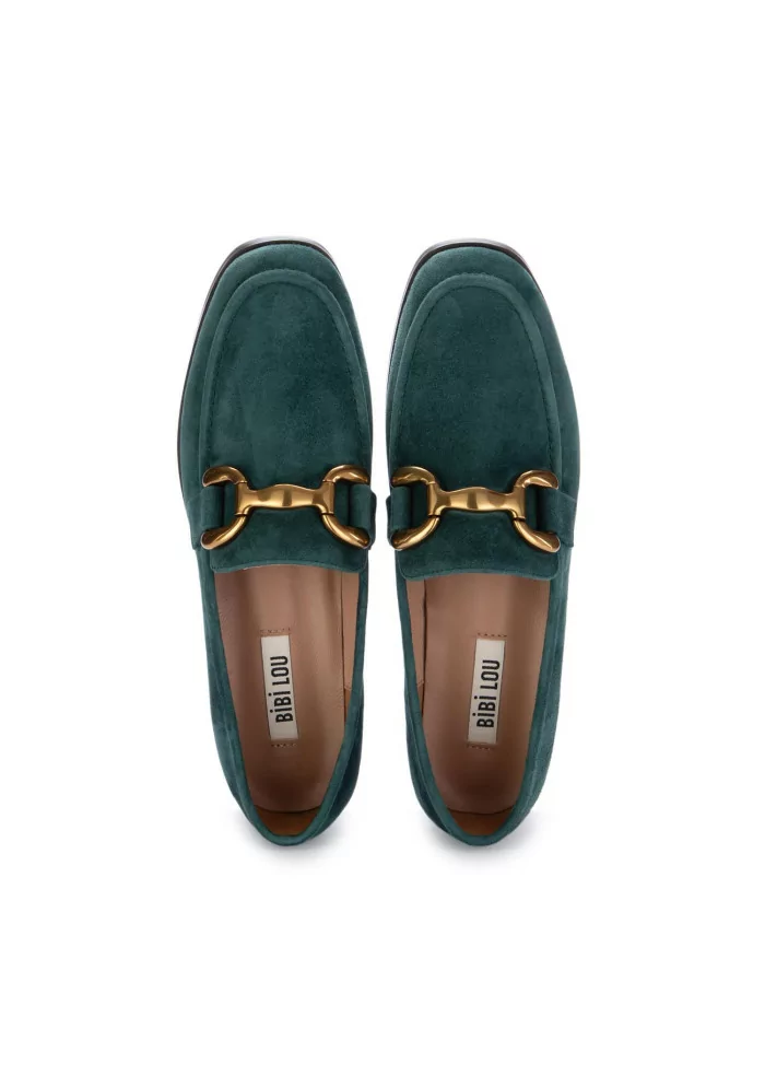 BIBI LOU | MOCASSINI ZAGREB CAMOSCIO VERDE SCURO Qualità