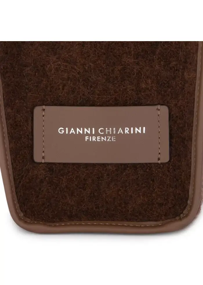 GIANNI CHIARINI | BORSA SHOPPER MARCELLA FURRY MARRONE Spedizione Gratuita