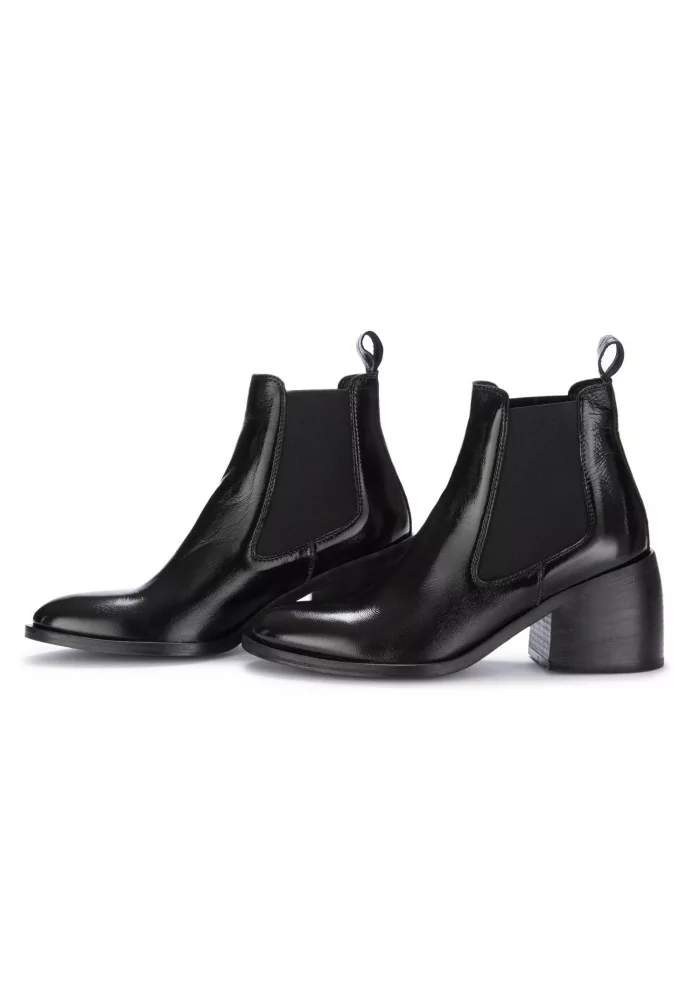 JUICE | CHELSEA CON TACCO PELLE VERNICIATA NERO Saldi