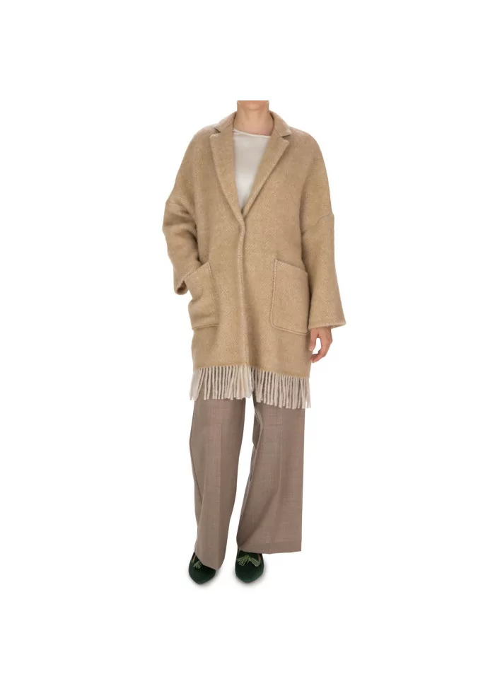 SOLOTRE | PANTALONI PALAZZO MARRONE Offerte