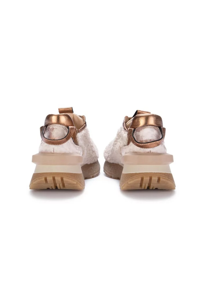 JUICE | SNEAKERS VELLUTO TEDDY BEIGE Saldi Di Fabbrica