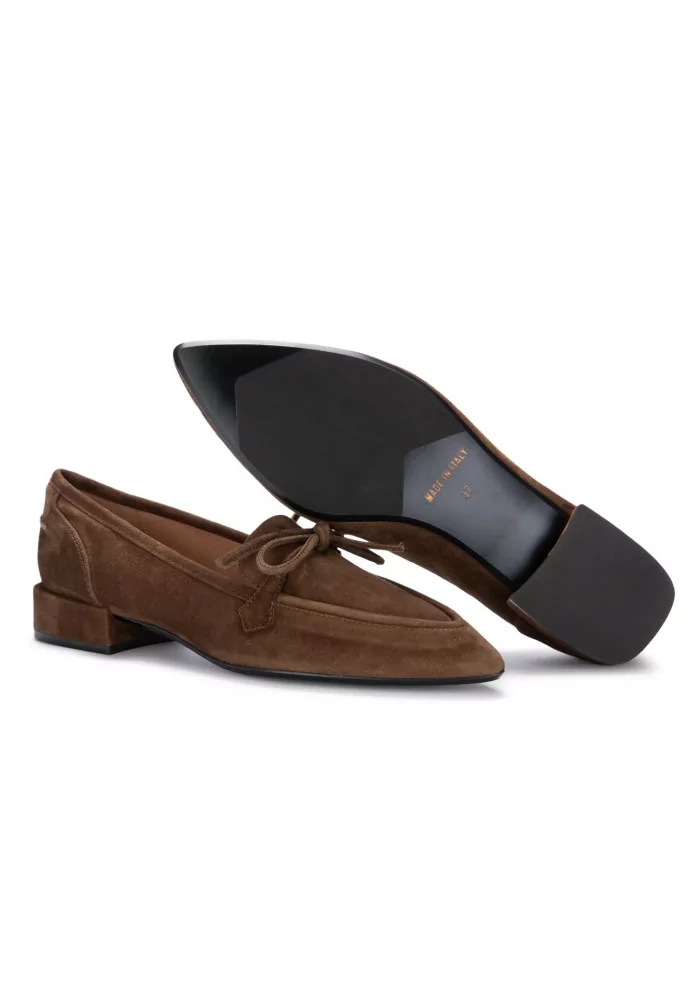 IL BORGO FIRENZE | SCARPE BASSE AMALFI CAMOSCIO MARRONE I Più Venduti