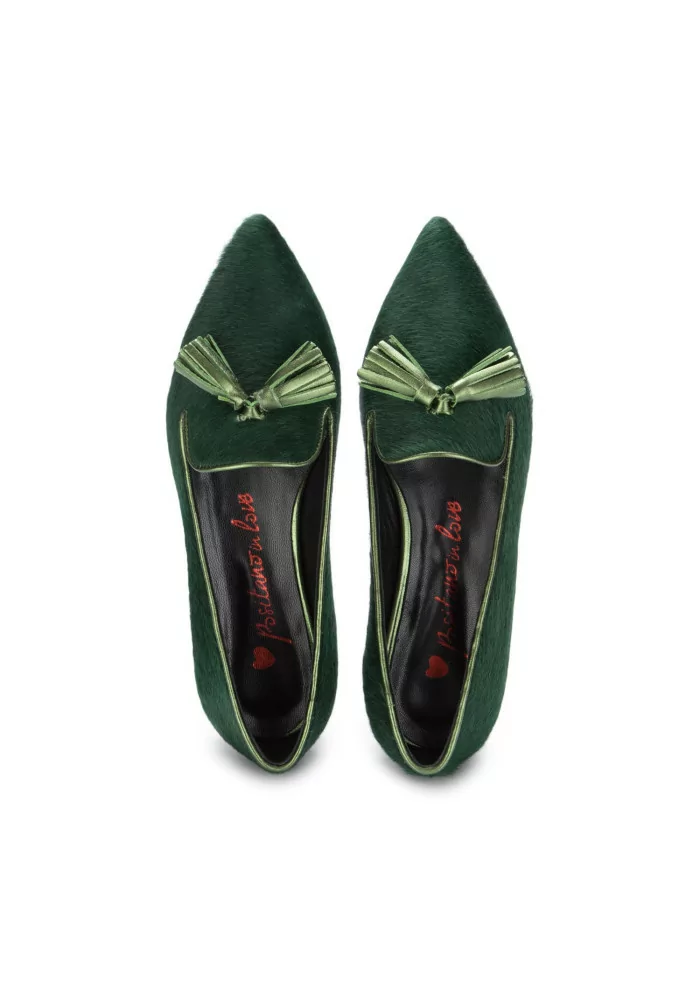 POSITANO IN LOVE | BALLERINE LUISA CAVALLINO VERDE Nuova