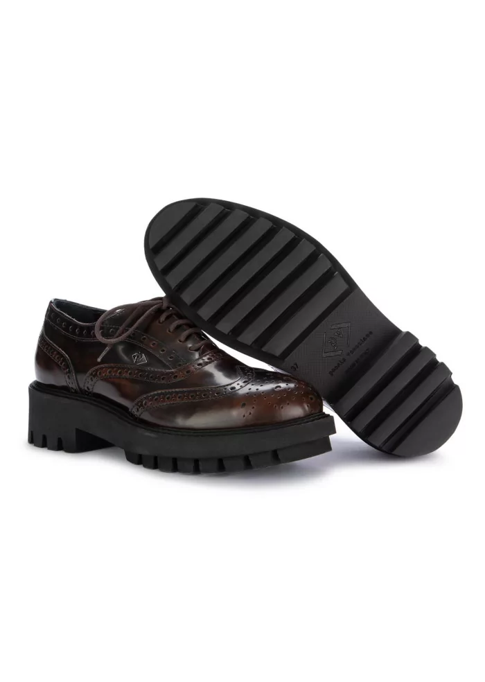 POESIE VENEZIANE | SCARPE ALLACCIATE BROGUE MARRONE In Linea