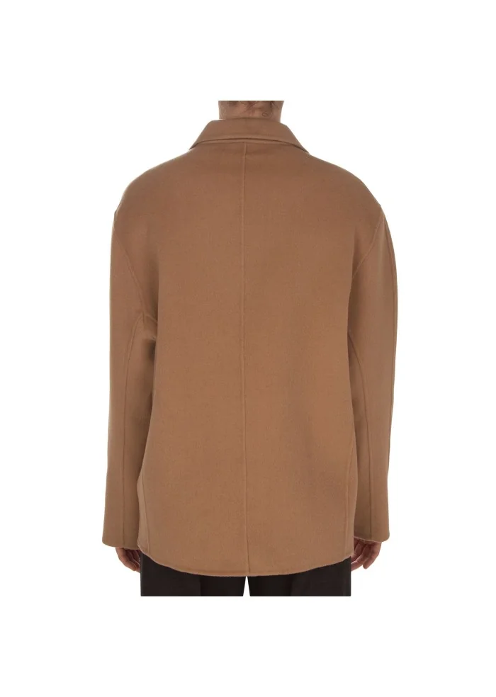 SEMICOUTURE | CAPPOTTO TASCHE MARRONE Vendita