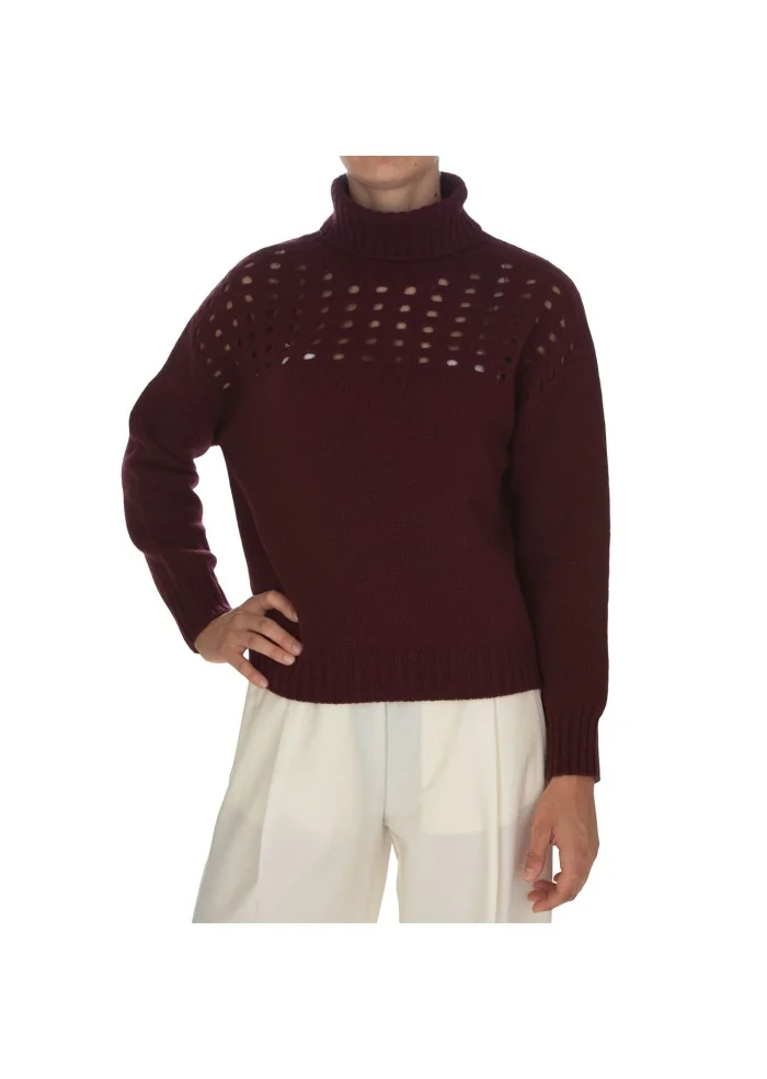 CASHMERE ISLAND | MAGLIONE ANGHIARI BORDEAUX Promozione Limitata