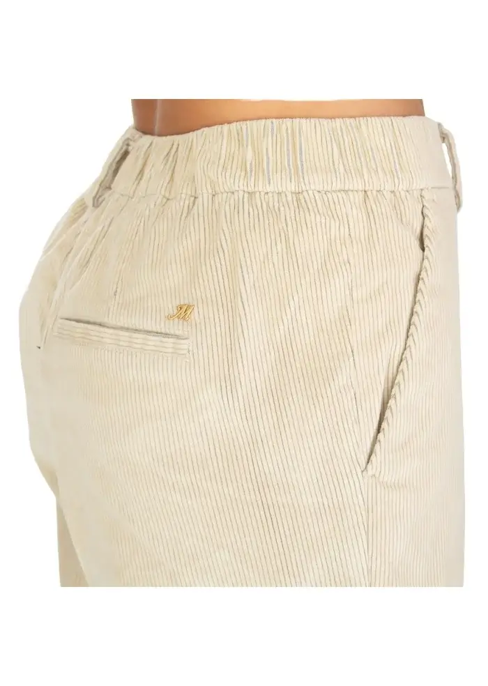 MASON'S | PANTALONI NEW YORK COZY STRAIGHT BEIGE Novità