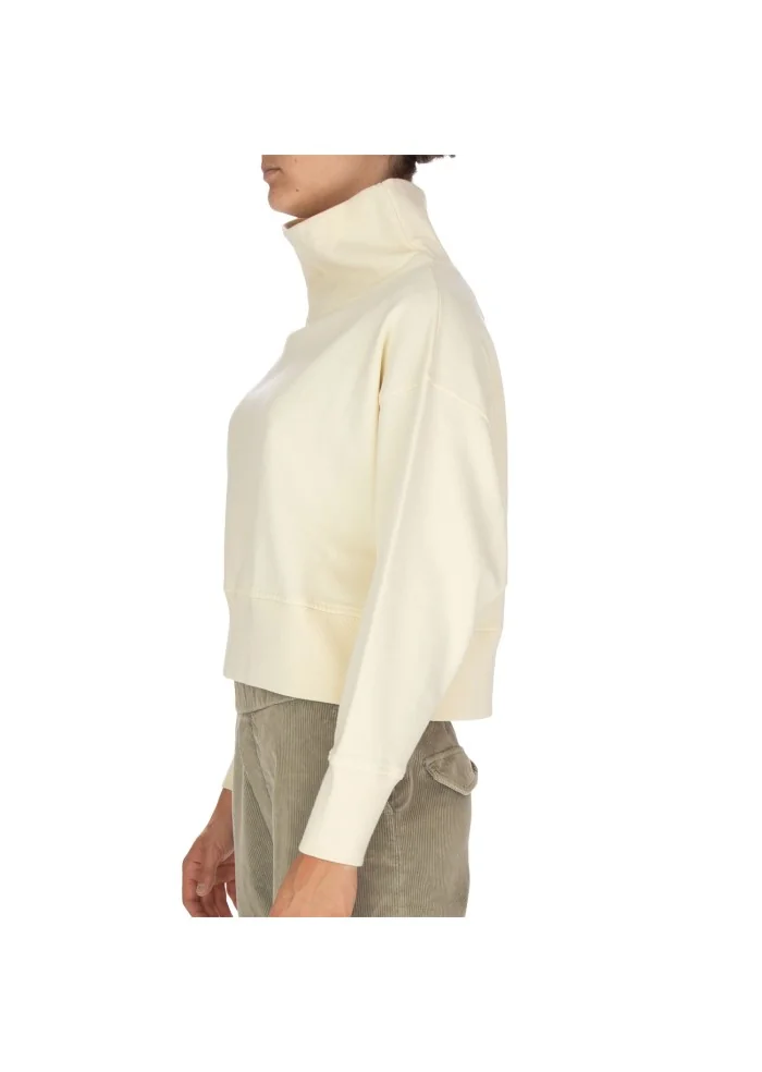 NOUMENO CONCEPT | MAGLIONE COLLO ALTO BIANCO PANNA Nuova