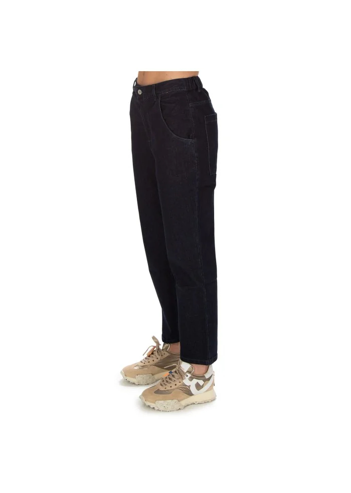 NOUMENO CONCEPT | JEANS SCRITTE POSTERIORI BLU Saldi Di Fabbrica