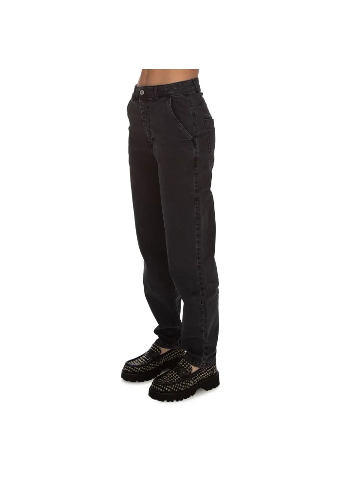 NOUMENO CONCEPT | JEANS GAMBA DRITTA NERO Nuova