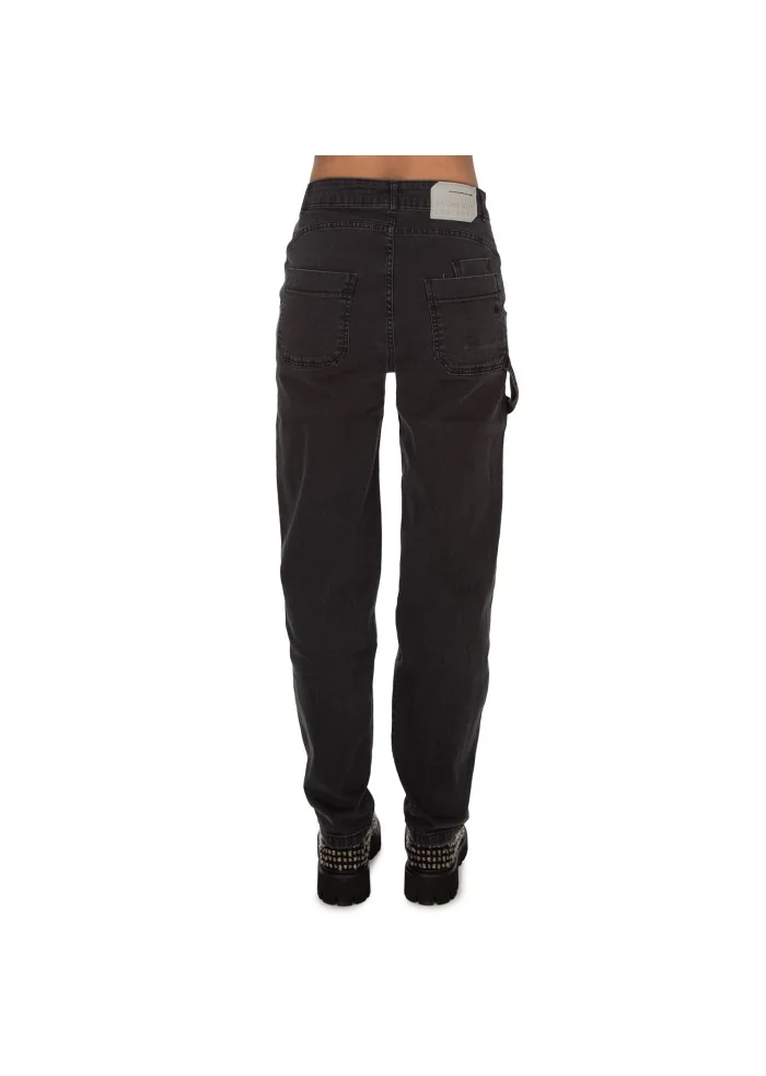 NOUMENO CONCEPT | JEANS GAMBA DRITTA NERO Nuova