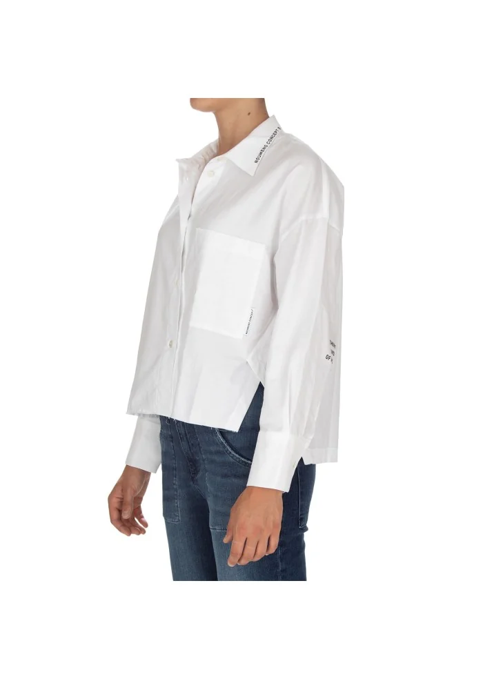 NOUMENO CONCEPT | CAMICIA ASIMMETRICA BIANCO Moda