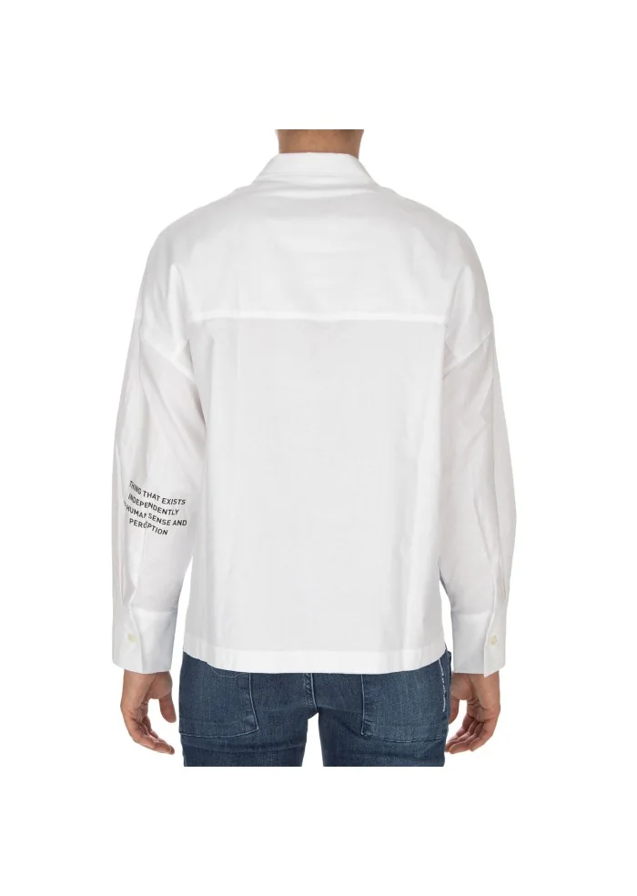 NOUMENO CONCEPT | CAMICIA ASIMMETRICA BIANCO Moda