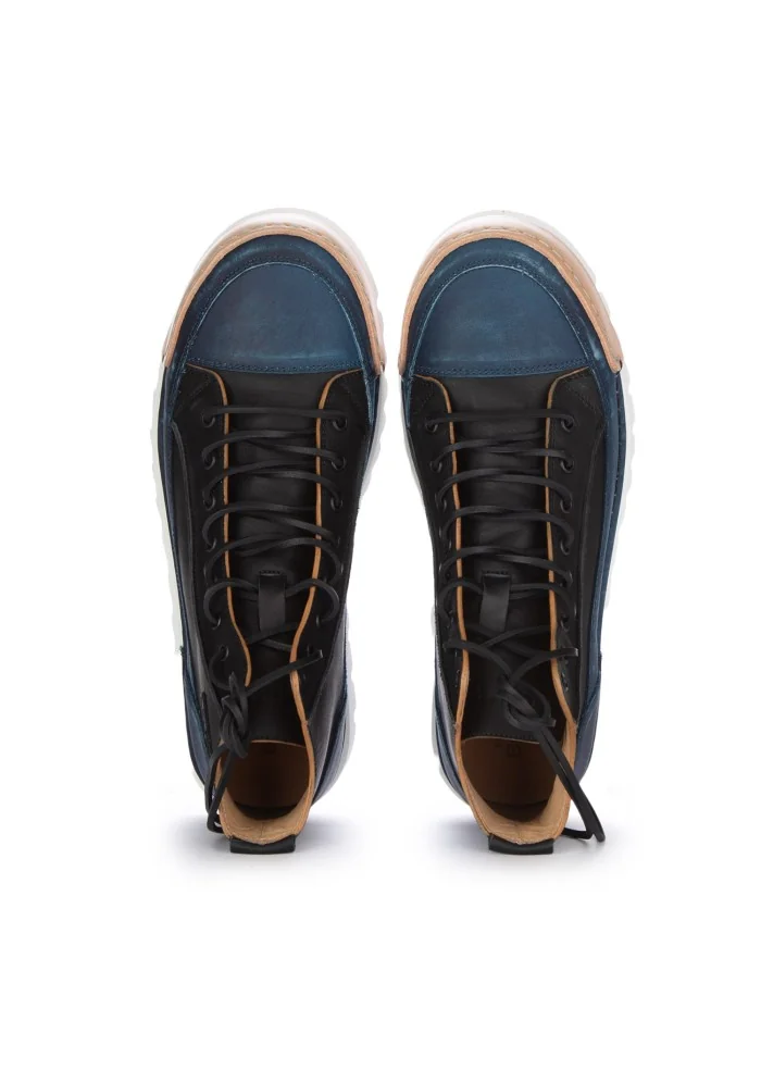 BNG REAL SHOES | SNEAKERS ALTE LA NIGHT BLU NERO In Linea