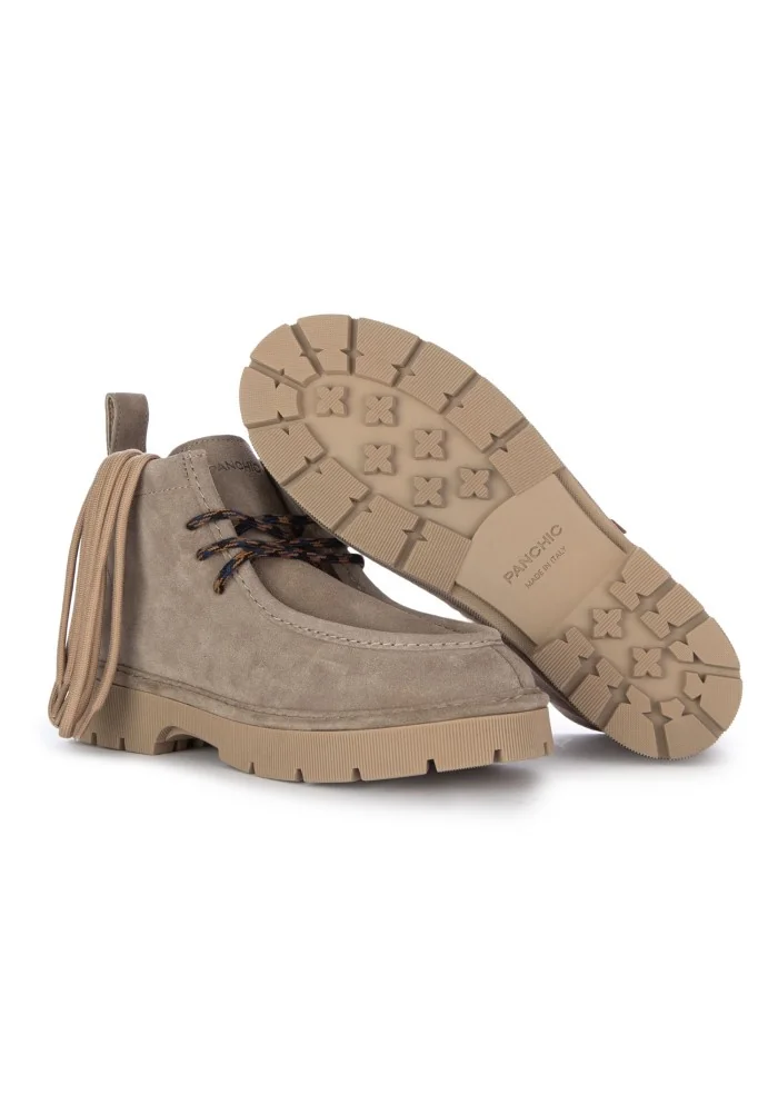 PANCHIC | STIVALETTI ALLACCIATI CREEPER GRIGIO Promozione