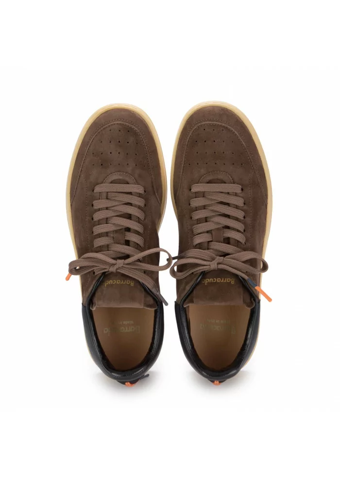 BARRACUDA | SNEAKERS GUGA PELLE SCAMOSCIATA MARRONE Liquidazione