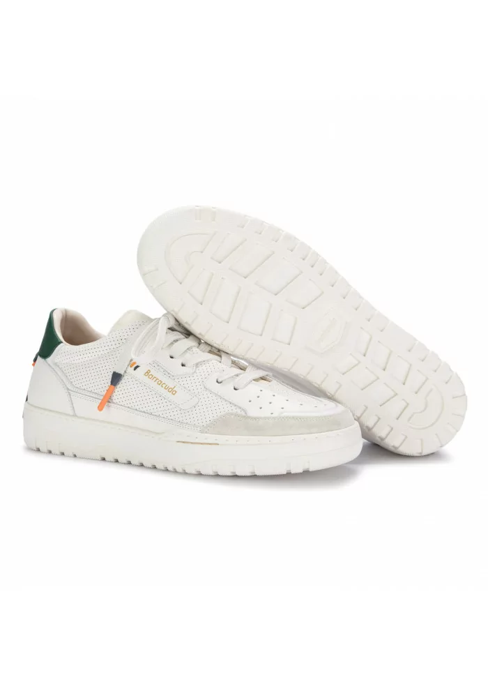 BARRACUDA | SNEAKERS EARVING PELLE BIANCO MARMO Online