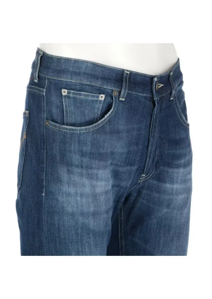 DONDUP | JEANS DIAN CARROT SLIM FIT BLU Vendita Calda