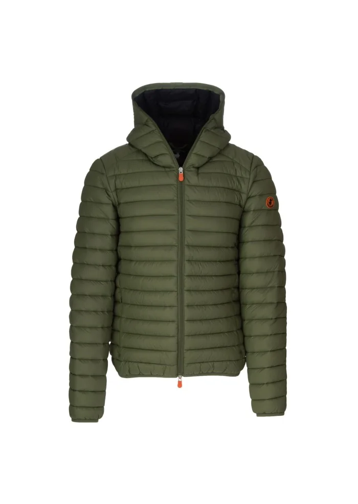 SAVE THE DUCK | PIUMINO GIGA18 DONALD VERDE OLIVA Negozio