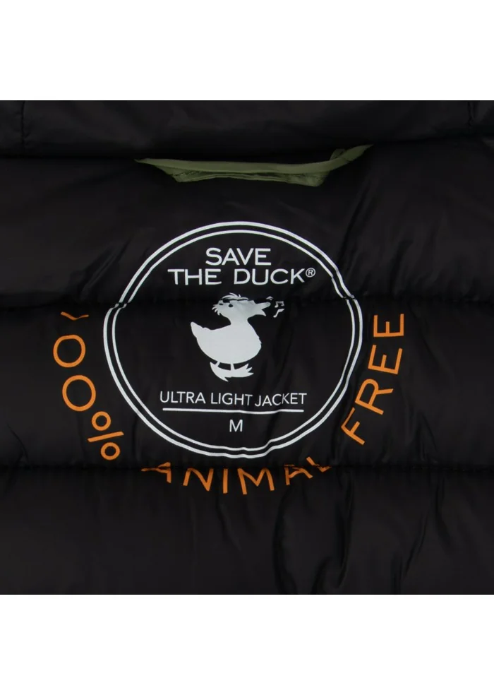 SAVE THE DUCK | PIUMINO GIGA18 DONALD VERDE OLIVA Negozio