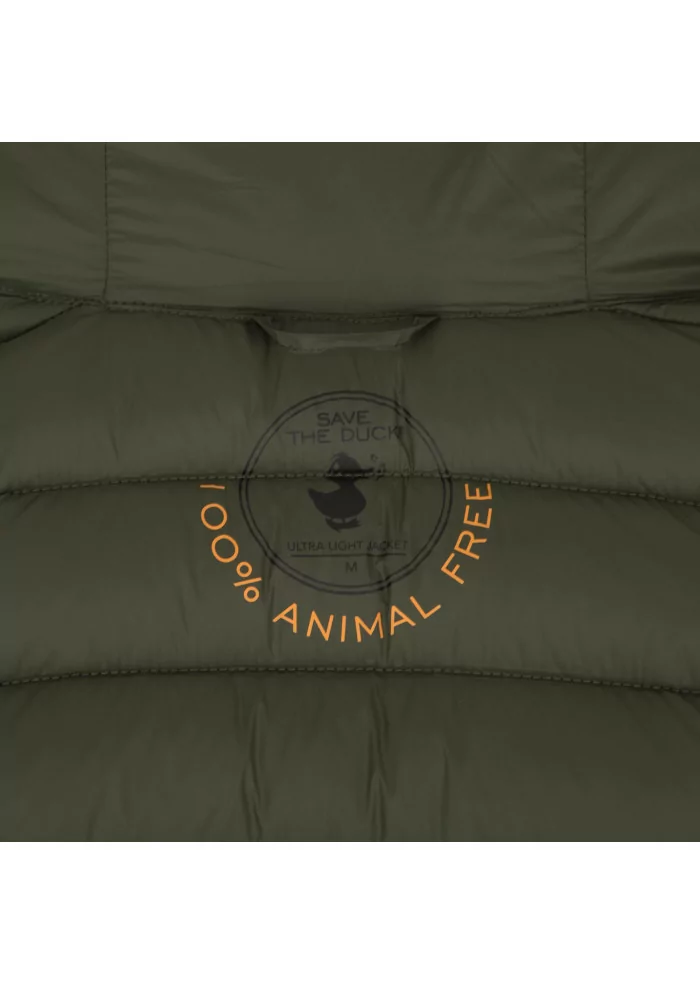 SAVE THE DUCK | PIUMINO MITO17 JUNCUS VERDE MILITARE Nuova