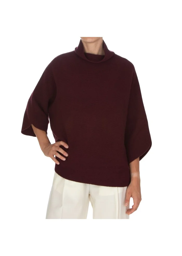 CASHMERE ISLAND | MAGLIONE MONTALCINO BORDEAUX Moda
