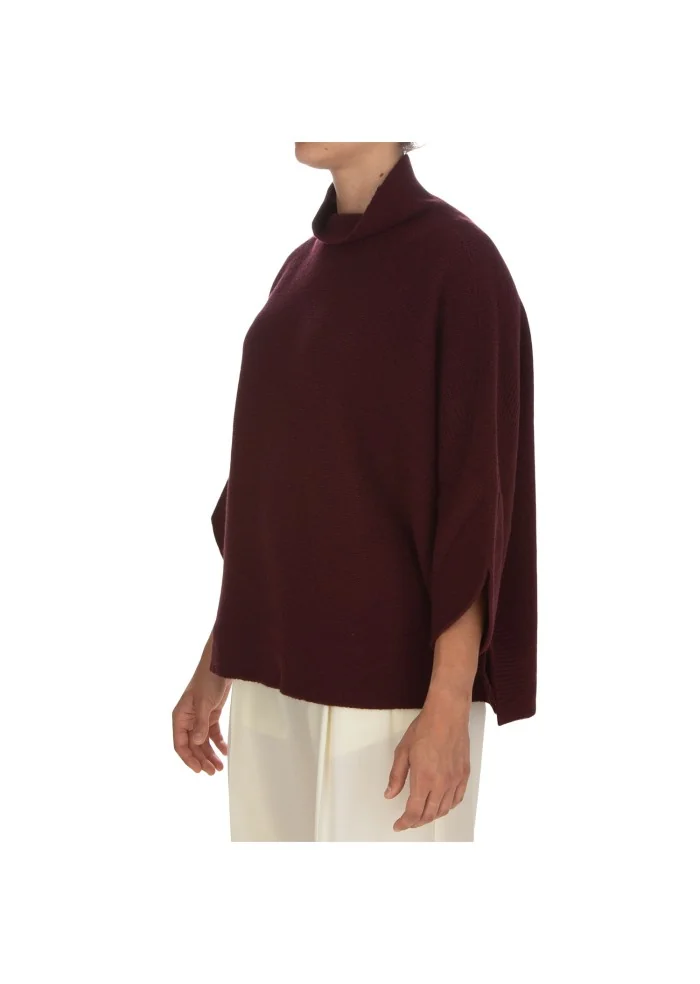 CASHMERE ISLAND | MAGLIONE MONTALCINO BORDEAUX Moda