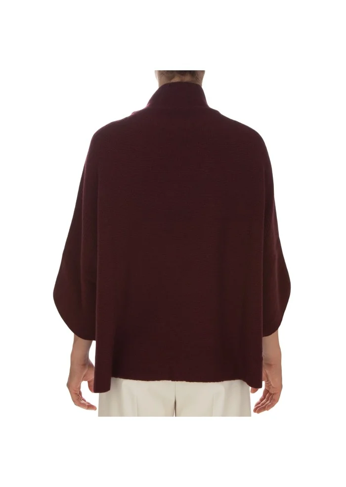 CASHMERE ISLAND | MAGLIONE MONTALCINO BORDEAUX Moda