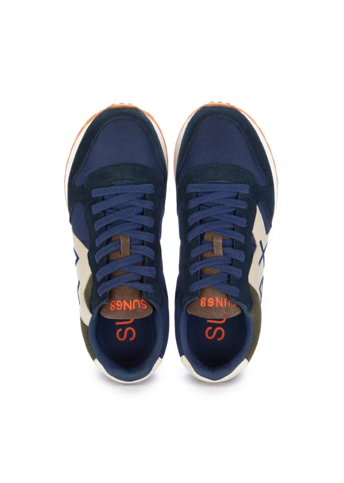 SUN68 | SNEAKERS JAKI WINTER CAMOSCIO NYLON BLU SCURO Duty-free